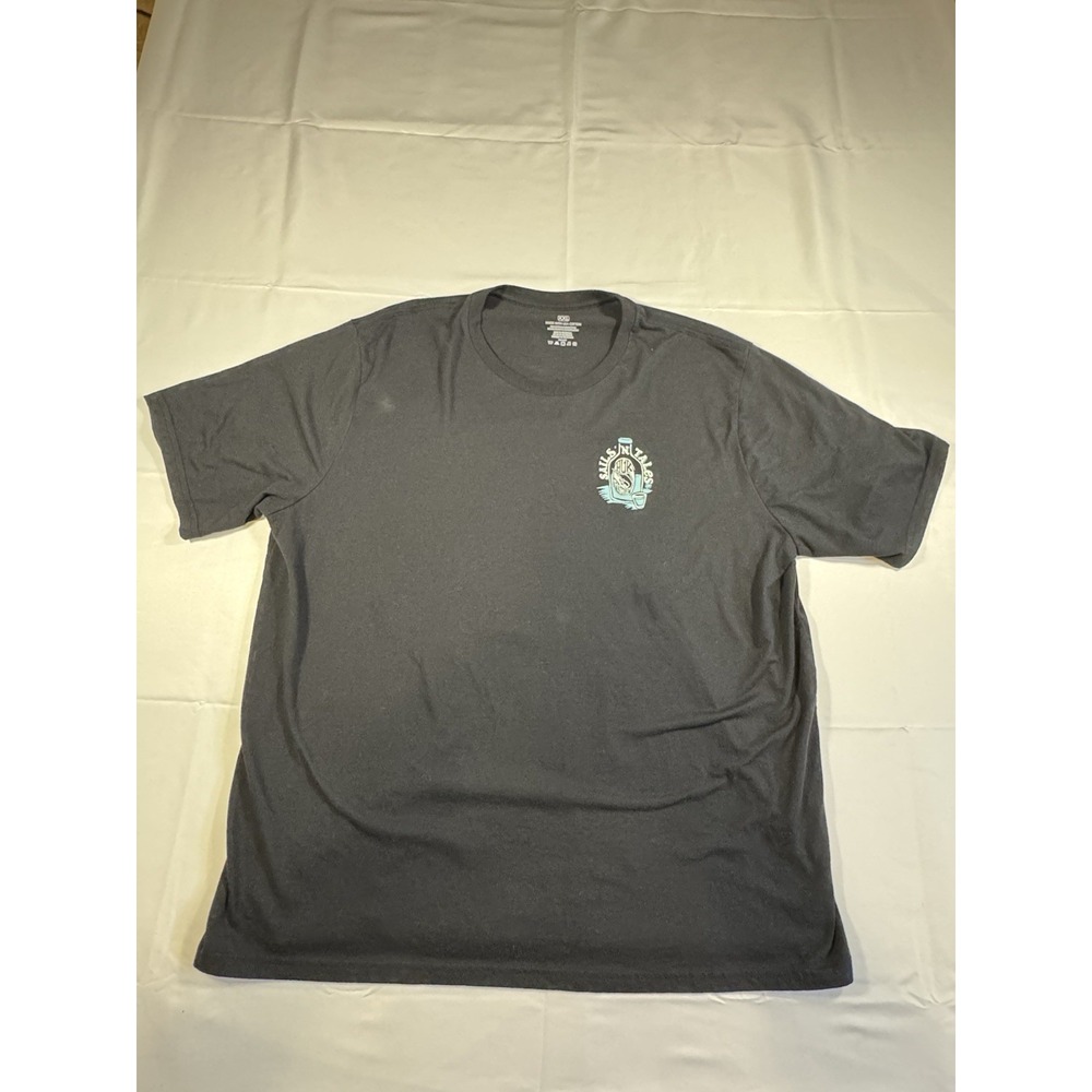 Huk Shirt Mens XXL Basic T-Shirt Fishing Black Graphic